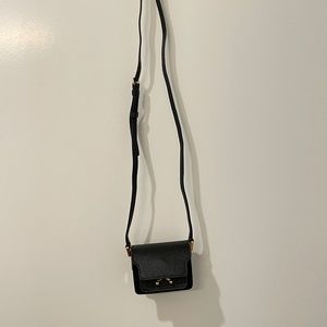 MARNI BLACK NANO ‘TRUNK’ SHOULDER BAG